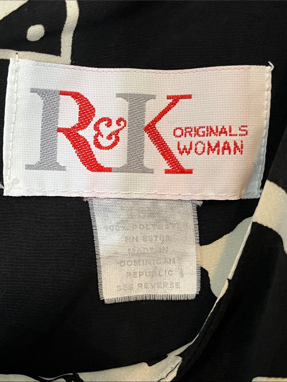 R&K Originals Black & White Side Button Maxi Dress Size 18 LIKE NEW - Picture 3 of 10